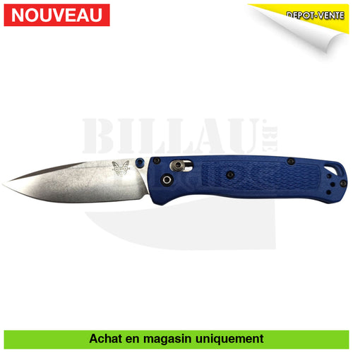 Couteau pliant Benchmade Bugout Bleu Couteaux pliants militaires