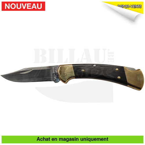 Couteau pliant Buck 110 Folding Hunter + étui cuir Couteaux pliants de chasse