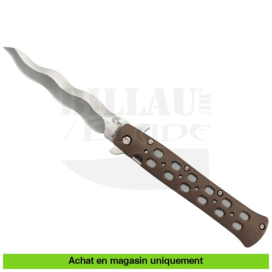 Couteau Pliant Cold Steel Ti Lite Kriss De Couteaux Pliants Militaires