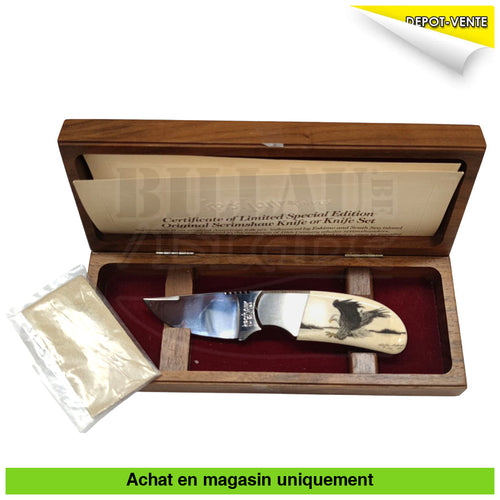 Couteau pliant Kershaw 2230BE Scrimshaw 1993 (Rare) Couteaux pliants divers