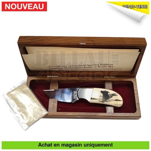 Couteau pliant Kershaw 2230BE Scrimshaw 1993 (Rare) Couteaux pliants divers