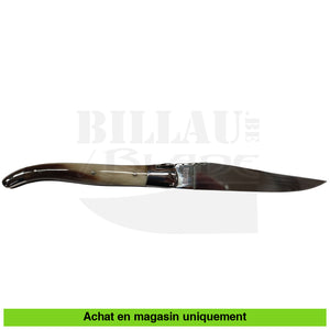 Couteau pliant Laguiole Corne Compostelle + étui cuir Couteaux pliants français