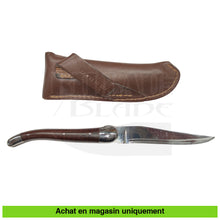 Charger l'image dans la galerie, Couteau pliant Laguiole ’Le Routard’ + étui cuir Couteaux pliants français