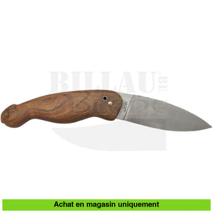 Couteau pliant Le Couteau du Larzac ’L’âme du Pélerin’ Guilloché + étui Cuir Couteaux pliants français
