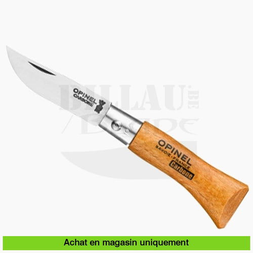Couteau Pliant Opinel N° 2 Carbone Couteaux Pliants Français