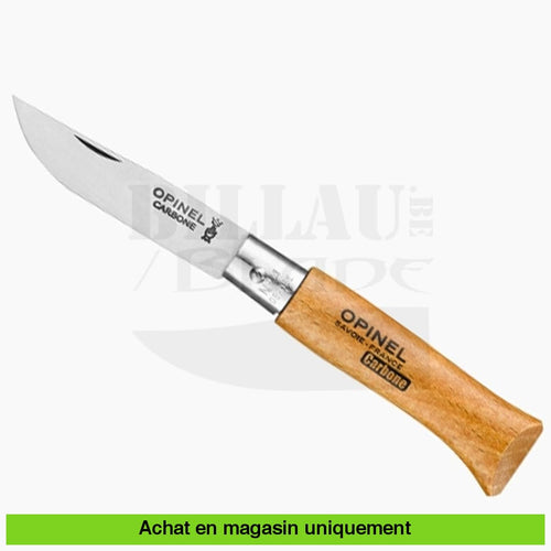 Couteau Pliant Opinel N° 4 Carbone Couteaux Pliants Français