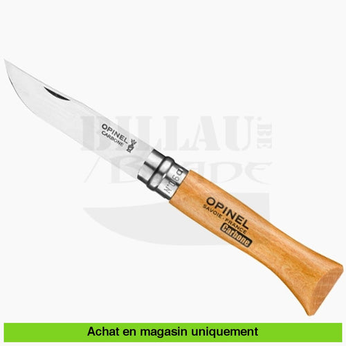 Couteau Pliant Opinel N° 6 Carbone Couteaux Pliants Français