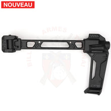 Charger l'image dans la galerie, Crosse Picatinny Dual Folding FSA Stabilizer Strike Industries Noire - Crosses