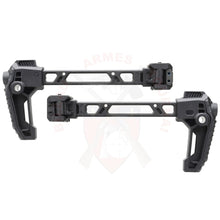 Charger l&#39;image dans la galerie, Crosse Picatinny Dual Folding Stock Strike Industries Noire Crosses