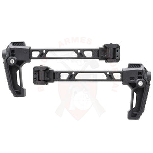 Crosse Picatinny Dual Folding Stock Strike Industries Noire Crosses