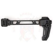 Charger l&#39;image dans la galerie, Crosse Picatinny Dual Folding Stock Strike Industries Noire Crosses