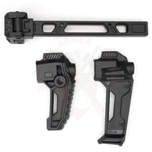 Charger l&#39;image dans la galerie, Crosse Picatinny Dual Folding Stock Strike Industries Noire Crosses