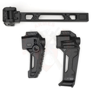 Crosse Picatinny Dual Folding Stock Strike Industries Noire Crosses