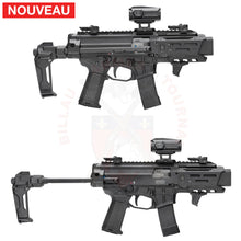 Charger l'image dans la galerie, Crosse Téléscopique Strike Industries Noire QD pour CZ Evo 3/3+ Scorpion # 48946 - Crosses
