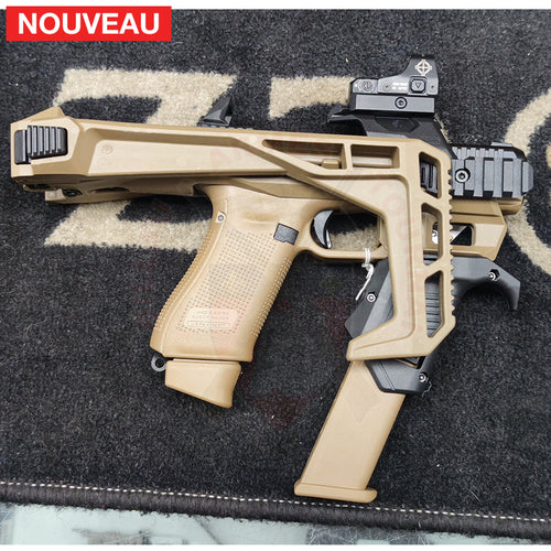 Custom Glock 17 Gen 5 Armée FR avec Kit Recover Tactical + Sightmark Customs