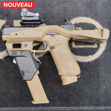 Charger l&#39;image dans la galerie, Custom Glock 17 Gen 5 Armée FR avec Kit Recover Tactical + Sightmark Customs