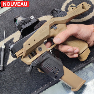 Custom Glock 17 Gen 5 Armée FR avec Kit Recover Tactical + Sightmark Customs