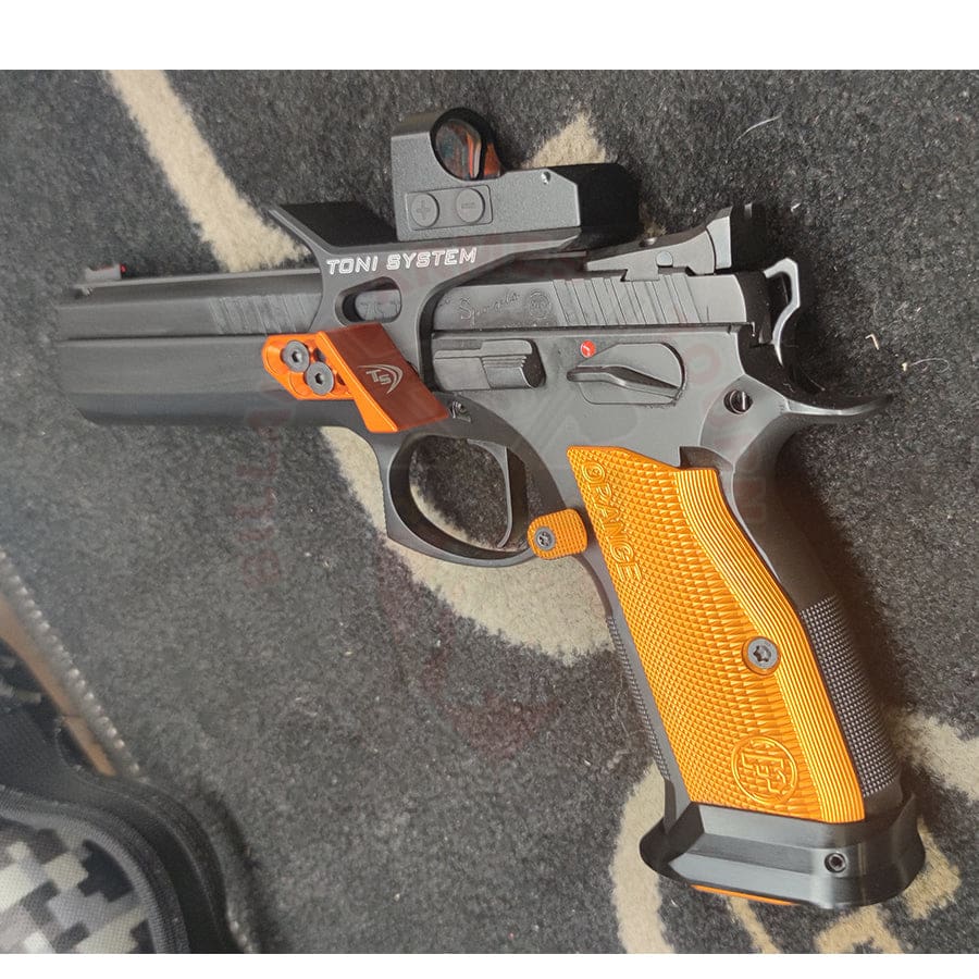 Custom IPSC sur CZ TS Orange 9mm – Billau Armes Tournai