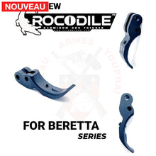 Charger l&#39;image dans la galerie, Détente TR-1 Upgrade Crocodile Round/Flat Double Action pour Beretta 92/92X/... Détentes