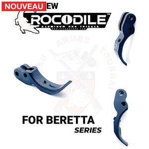 Détente TR-1 Upgrade Crocodile Round/Flat Double Action pour Beretta 92/92X/... Détentes