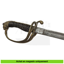 Charger l&#39;image dans la galerie, Épée d’officier de Gendarmerie Belge Auguste Fonson Bruxelles vers 1902-1921. Sans fourreau (Rare) Épées