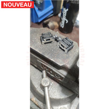 Charger l&#39;image dans la galerie, Fabrication et adaptation sur mesure de 2 Réhausses de rail sur base d’une réhausse plus longue Montage &amp; Réglage