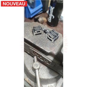 Fabrication et adaptation sur mesure de 2 Réhausses de rail sur base d’une réhausse plus longue Montage & Réglage