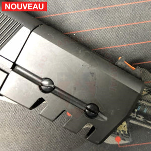 Fabrication et adaptation sur mesure de Fibres Optiques dans Hausse et Guidon de Walther CP88 Montage & Réglage Optiques