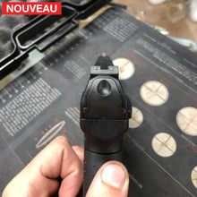 Charger l&#39;image dans la galerie, Fabrication et adaptation sur mesure de Fibres Optiques dans Hausse et Guidon de Walther CP99 Montage &amp; Réglage Optiques