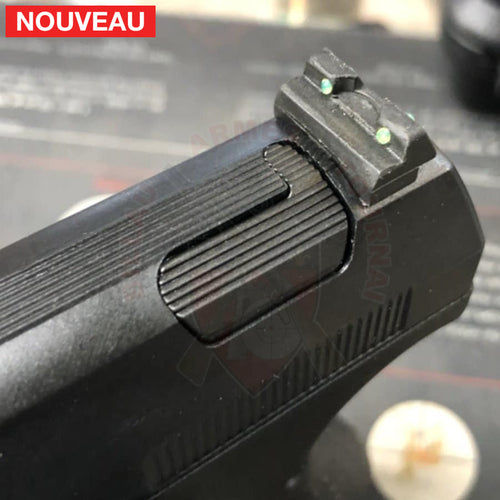 Fabrication et adaptation sur mesure de Fibres Optiques dans Hausse et Guidon de Walther CP99 Montage & Réglage Optiques