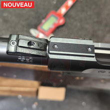 Charger l&#39;image dans la galerie, Fabrication et adaptation sur mesure d’un ensemble hausse et guidon amovibles sur une CZ 457 22lr Customs