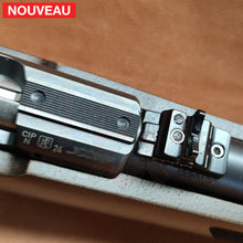 Charger l&#39;image dans la galerie, Fabrication et adaptation sur mesure d’un ensemble hausse et guidon amovibles sur une CZ 457 22lr Customs