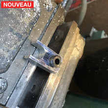 Charger l&#39;image dans la galerie, Fabrication et adaptation sur mesure d’un ensemble hausse et guidon amovibles sur une PCP Air Arms Customs