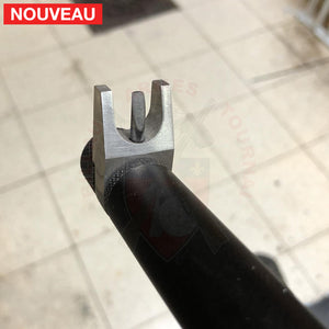 Fabrication et adaptation sur mesure d’un ensemble hausse et guidon amovibles sur une PCP Air Arms Customs