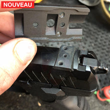 Charger l&#39;image dans la galerie, Fabrication et adaptation sur mesure d’une plaque adaptatrice de Hausse pour Red Dot pour un Pistolet Ruger SR22