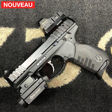 Charger l&#39;image dans la galerie, Fabrication et adaptation sur mesure d’une plaque adaptatrice de Hausse pour Red Dot pour un Pistolet Ruger SR22