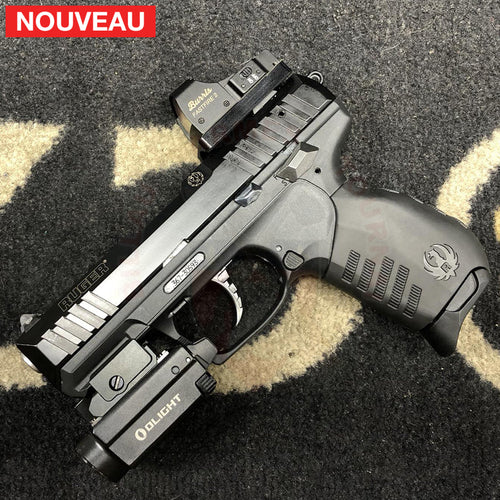 Fabrication et adaptation sur mesure d’une plaque adaptatrice de Hausse pour Red Dot pour un Pistolet Ruger SR22