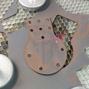 Fabrication Sur Mesure Adaptateur Blade Tech / G - Code Rti Wheel Btk Kydex Noir (Permet De Rendre