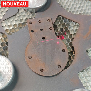 Fabrication Sur Mesure Adaptateur Blade Tech / G - Code Rti Wheel Btk Kydex Noir (Permet De Rendre