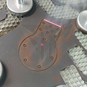 Fabrication Sur Mesure Adaptateur Blade Tech / G - Code Rti Wheel Btk Kydex Noir (Permet De Rendre