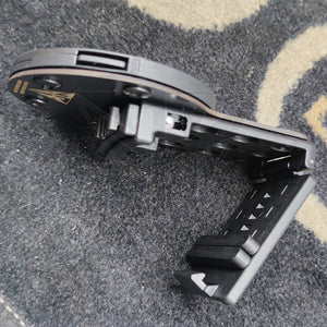 Fabrication Sur Mesure Adaptateur Blade Tech / G - Code Rti Wheel Btk Kydex Noir (Permet De Rendre