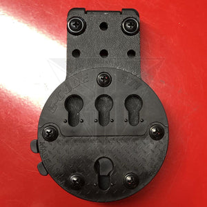 Fabrication Sur Mesure Adaptateur Blade Tech / G - Code Rti Wheel Btk Kydex Noir (Permet De Rendre
