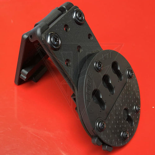 Fabrication Sur Mesure Adaptateur Blade Tech / G - Code Rti Wheel Btk Kydex Noir (Permet De Rendre