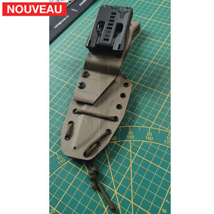 Fabrication Sur Mesure Etui Kydex Fde Pour Couteau Ontario Tak Passant De Ceinture Tek - Lok Avec