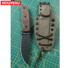 Charger l&#39;image dans la galerie, Fabrication Sur Mesure Etui Kydex Fde Pour Couteau Ontario Tak Passant De Ceinture Tek - Lok Avec