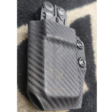 Charger l&#39;image dans la galerie, Fabrication Sur Mesure Gaine Kydex Carbone Pour Pince Multi - Outils Leatherman Surge Passant Kydex