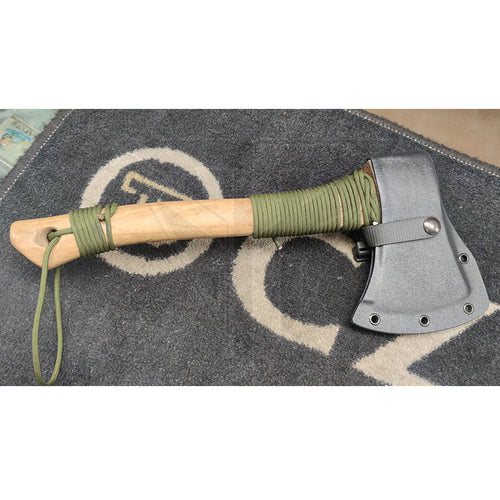 Fabrication Sur Mesure Gaine Kydex Noire À Dégagement Rapide Pour Hache Passant De Ceinture Blade