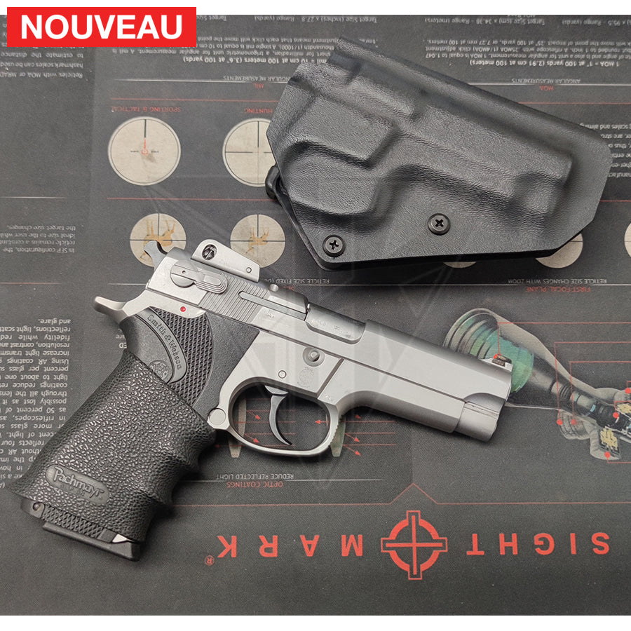 Fabrication sur mesure Holster Kydex Black pour S&W 5906 9mm KYDEX