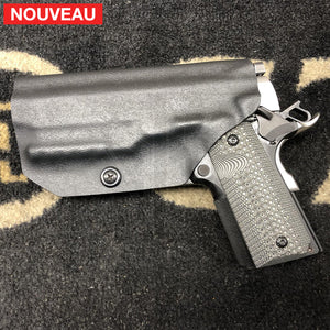 Fabrication sur mesure Holster Kydex Inside Noir pour Pistolet BUL Armory KYDEX