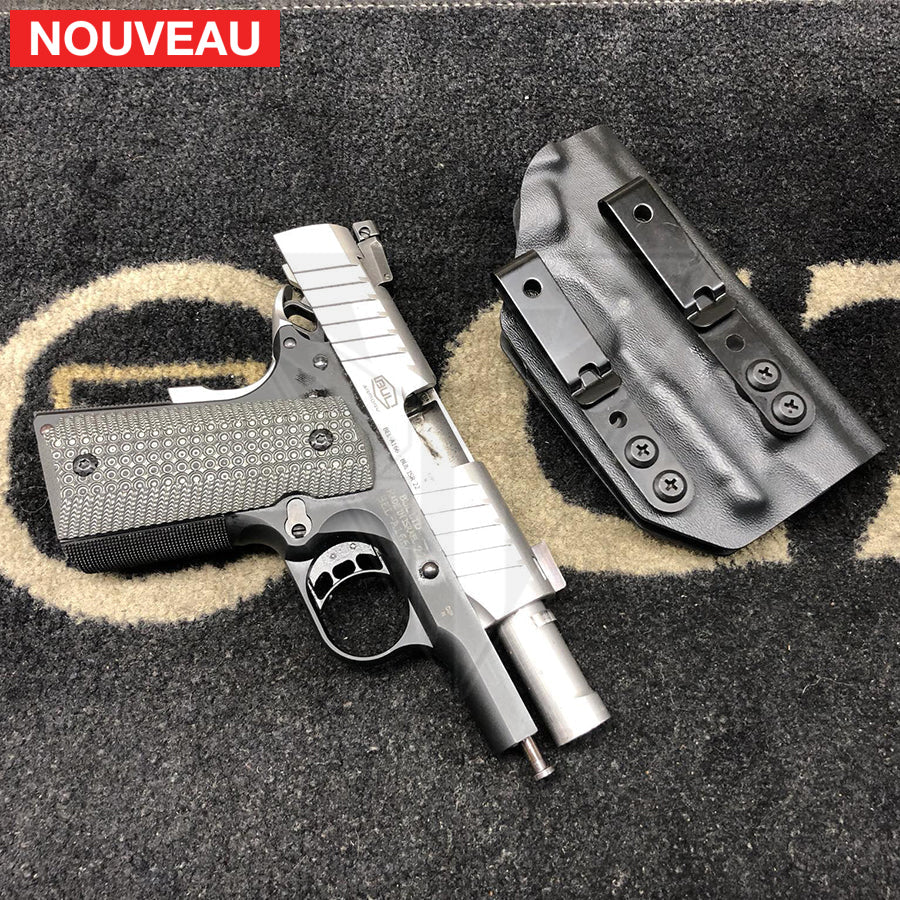 Fabrication sur mesure Holster Kydex Inside Noir pour Pistolet BUL Armory KYDEX